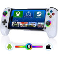 DinoFire Cell Phone Gamepad Joystick for iPhone Android Control Bluetooth Controller Trigger with Hall Effect Stick Mobile Game. 