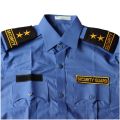 Guard Uniform - Security Gurd shirt - Security Guard dress Men with Security Epulete & Bach. 
