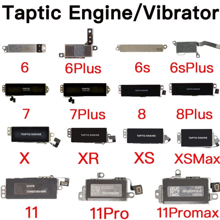 Taptic Engine For iPhone 6 6s 7 7P 8 Plus X XR XS Max 11 Pro Max Motor Flex Cable Repair Replacement