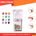 Deli 70803-12 Sketch marker 12 Pcs.
