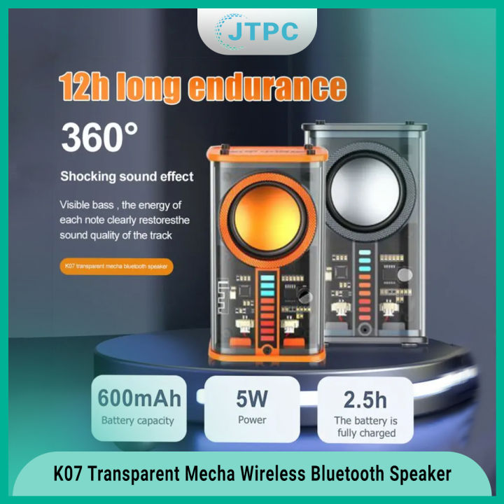 K07%20Transparent%20Mecha%20Wireless%20Smart%20Bluetooth%20Speaker%20Sound%20Light%20Rhythm%20Subwoofer%20TWS%20Stereo%20Cyberpunk%20Music%20Center%20Hands-Free%20Call%20-%20Image%203