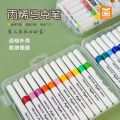 Marker Pen Propylene Student Art 4860 Colored Opaque Paper diy Not Smudge Drawing Crayons One Piece.