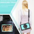 For Samsung Galaxy Tab S10 Ultra / S9 Ultra / S8 Ultra Silicone + PC Tablet Case with Shoulder Strap.