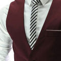 Business Vest Three Buttons Solid Color Men Formal Business Vest. 