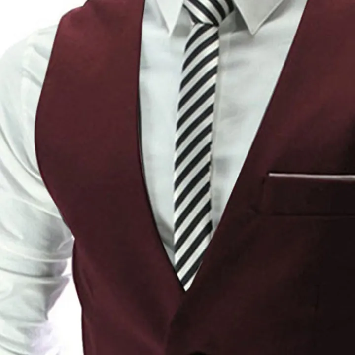 Business%20Vest%20Three%20Buttons%20Solid%20Color%20Men%20Formal%20Business%20Vest%20-%20Image%203