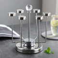 Stainless Steel Glass Stand Glass Holder. 