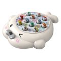 Cute Seal Fishing Plate Magnetic Fishing Toy without Battery Parent-child Interaction to Cultivate Hands-on Ability.