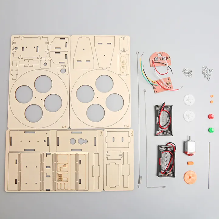 Remote%20Control%20Balance%20Robot%20Technology%20Small%20Production%20Children's%20Science%20Experiment%20Teaching%20Toys%20Elementary%20School%20Students%20Handmade%20diy%20Material%20-%20Image%204