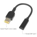 USB 3.1 Type C USB C Laptop Charger Power Adapter Converter USB Type C Female to 4.0*1.35 5.5*2.5 4.5*3.0 4.0*1.7mm Dc Plug Jack. 
