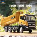 HUINA 1:50 Diecast Car Model Alloy Simulation Vehicle Die-Cast Dump Truck Bulldozer Backhoe Loader Excavator Toys Collectables. 