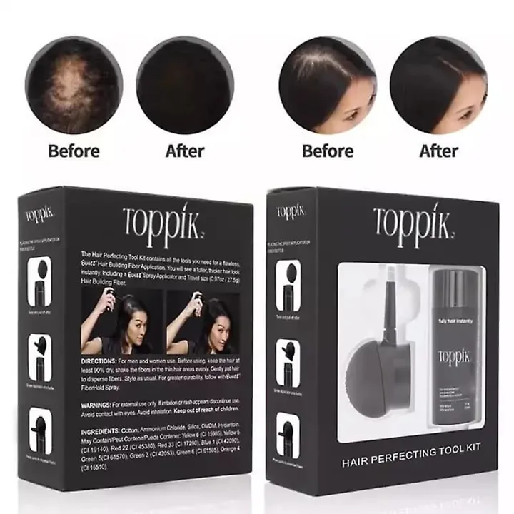 Toppik%20Hair%20Fiber%20One%20Set%2027.5g%20Hair%20Fiber+%20Spray%20Applicator%20-%20Image%203