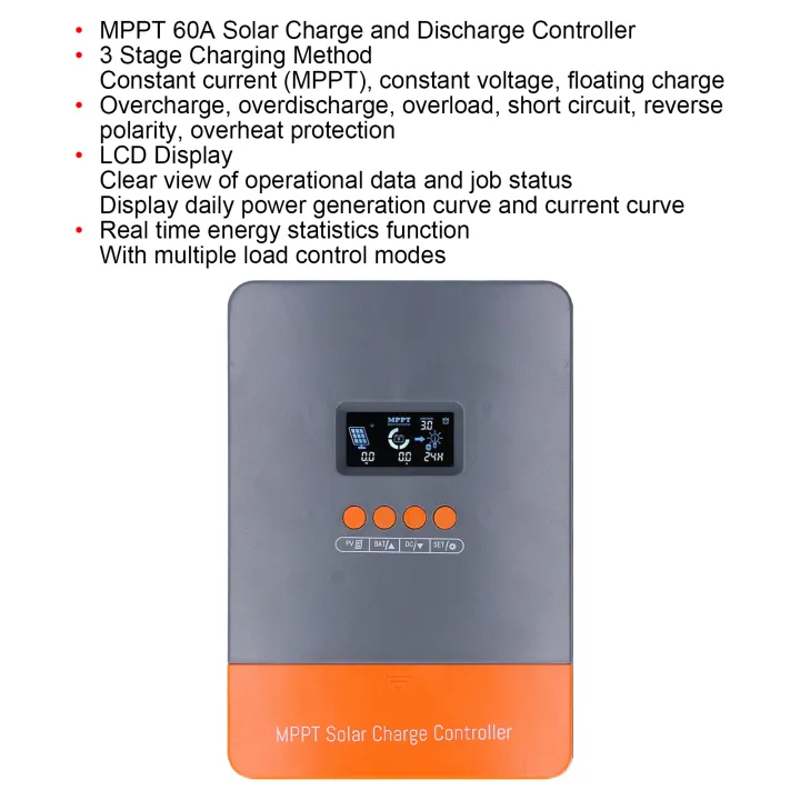 Photovoltaic%20Charging%20Controller,%20MPPT%20Solar%20Charge%20Controller%20High%20Efficiency%20Multiple%20Load%20Control%20LCD%20Display%20for%20Power%20Generation%20System%20-%20Image%202
