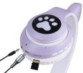 Cat Ear Wireless Bluetooth Headphones STN-28 - RGB LED - Foldable Gaming Headset with Mic & TF Card Support for PC, Laptop, Computer &Mobile Phone.