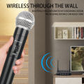 Gooermi-KU202 Wireless Microphone System Karaoke Microphone With Receiver Volume Control For Singing Stage.