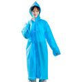 26N long full-body windbreaker raincoat raincoat men's and women's rainwear rainproof transparent thickened portable disposable children adults. 