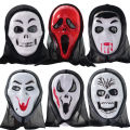 Halloween Horror Demon Half Face Mask Cosplay Mask Halloween Performance Dress Up Props. 