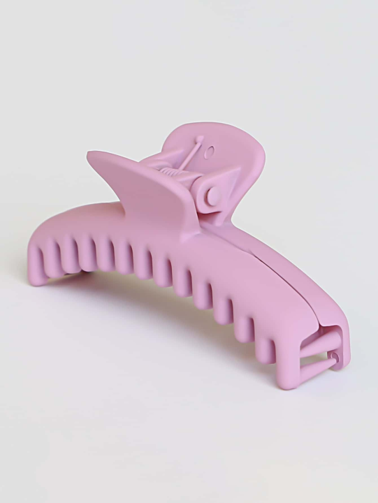 Large Hair Claw Clips For Women Simple Acrylic Headwear Korean Matte Color Crab Teeth Hairpin Plastic Hairgrips Accessories