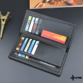 Avro Men's Wallets Fashion Long Wallet PU Leather Long Purse Business Wallets Soft Leather Wallet Ultra-thin Long Purse Travel Purses Coin Pouch ID Credit Cards Holders Wallet for men. 