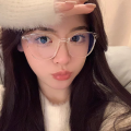 Anti Blue Light Glasses Ultralight Retro Transparent Plain Frame Glasses Women Party Decorate Eyeglasses Korean Style Eyewear. 