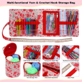 Crochet Bag Roll Bag Holder Organizer for Various Crochet Hooks Kit with Storage Case. 
