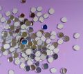 6mm (0.6 cm) Round Shape Mirror for Lippan Art, Jewellery Making, Arts & Crafts Mosaic Tiles, Embroidery Works in Cloths. 