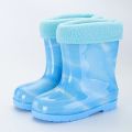 Rubber Waterproof Kids Rain Boots Baby Boys Girls Water Shoes Four Seasons Shoes Lightweight Non-Slip Cartoon Children Rainboots.