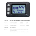 P9 LCD Display Dashboard LCD Screen 24V 36V 48V 60V Electric Bike Meter Replacement Parts Accessories For Electric Scooter LCD Display(SM Plug 6PIN). 