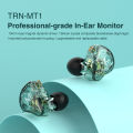 TRN MT1 HIFI 1DD Dynamic Metal in Ear Earphone Monitors (IEMs) with Mic. 