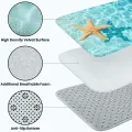 China 3D Door Mat Paposh Doormat Water Absorbent Floor mat 16 * 24 inch anti slip mat Red , Blue , Black , White Indoor mat Room mat Rugs carpet. 