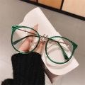 （New）Anti Blue Light Glae Overized Round Leopard Glae Women Men Fahion Metal Hyperopia Eyegla Optical Reading Glae  1.75. 