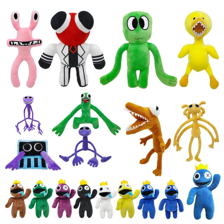 Hot Ро-блокс Rainbow Friends Plush Toy Little Blue Man Little Green Man Doll Doll Children's Birthday Gift