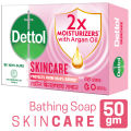 Dettol Soap Skincare 2x Moisturizers with Argan Oil 50g. 