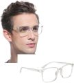 Tranparent Frame Clear glass for Men.