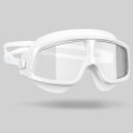 Henaston large frame swimming goggles men's and women's high-definition anti-fog waterproof large frame transparent swimming goggles myopia swimming goggles. 