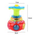 Gyro Toy Colorful Flashing Gyro Music Spinning Toy With Launcher Ejection Toy Smooth for Children Gifts Kids Party Funny Toys. 