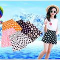 MIC 3-14T Baju Seluar Pendek Perempuan Baby Girls Short Pants Korean Daisy Dress Kids Budak Girl Dres Shorts Pant Skirt.