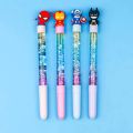 Unicorn & Others Cartoon Design Black Color Ink Glitter Pen. 