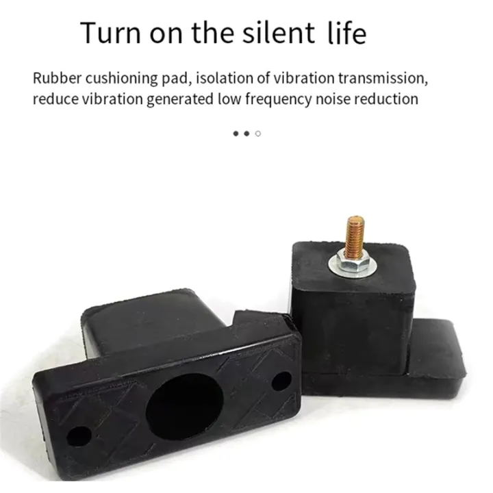 4%20Pack%20Cushion%20Air%20Conditioner%20Rubber%20Shock%20Absorbing%20Anti-Vibration%20Isolator%20Pads%20Bracket%20Black%20-%20Image%205
