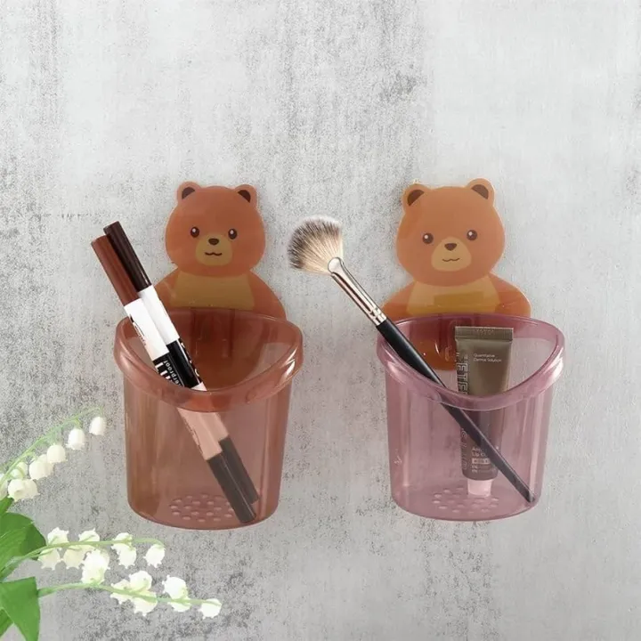 Toothbrush%20Holde%20Cute%20Bear%20Storage%20Rack%20Bathroom%20Accessories%20Set%20Toothpaste%20Holder%20Tooth%20Brush%20Stand%20Shelf%20Adhesive%20Wall%20Mounted%20-%20Image%202