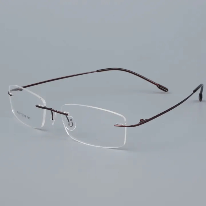 BCLEAR%20Titanium%20Alloy%20Rimless%20Glasses%20Frame%20Men%20Ultralight%20Prescription%20Myopia%20Optical%20Eyeglasses%20Male%20Frameless%20Eyewear%206%20color%20-%20Image%202