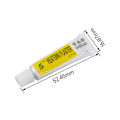 Thermal Glue Conductive Paste Viscous Adhesive Conductive Heatsink Plaster Glue For Chip VGA RAM LED IC Cooling Radiator. 