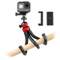 Portable Flexible and Universal Mobile Phone, Digital Single Lens Reflex Camera and Gopro Flexible Octopus Tripod. 