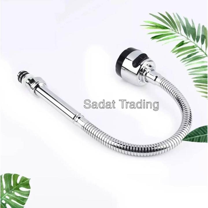 360 Degree Rotation Stainless Steel Sink Faucet Spout kitchen Faucet Pipe Fittings Single Handle Connection