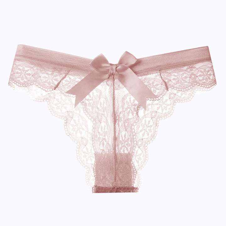 Low%20Rise%20Sexy%20Lace%20Thongs%20Plus%20Size%20Solid%20T%20Back%20Panty%20for%20Women%20S-XL%20Hollow%20Thin%20Thongs%20Panties%20for%20Girls%20Underwear%20Bow%20-%20Image%209