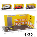 Adaptation 1:32 Car Model Parking Lot Decoration Car Model Display Scene PVC Simulation Base Children's Gift Batch. 