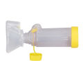 Handheld Spacer, Sensitive Great Sealing Safe Plastic Inhalation Spacer with Facial Cover for Daily Care for Home. 