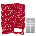 【Worldwide Delivery】 Zishfas Couple Scratch Card Romantic Date Night Scratch Card Game for Couples Perfect for Valentine's Day Anniversary Birthday Fun Diy Activity for Lovebirds Special Occasion Scratch Card. 