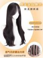 Factory wholesale wig female long hair full head cover dummy human hair new middle part big wave curly hair wig set.