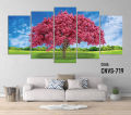 CNVS-719 60″ inch x 36″ inch   3d Tree Render On White Background. 