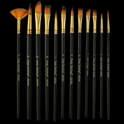 New%2012-Piece%20Black%20Nylon%20Artist%20Brush%20Set%20for%20Watercolor,%20Acrylic,%20and%20Oil%20Painting%20-%20High-Quality%20Painting%20Tools%20-%20Image%205